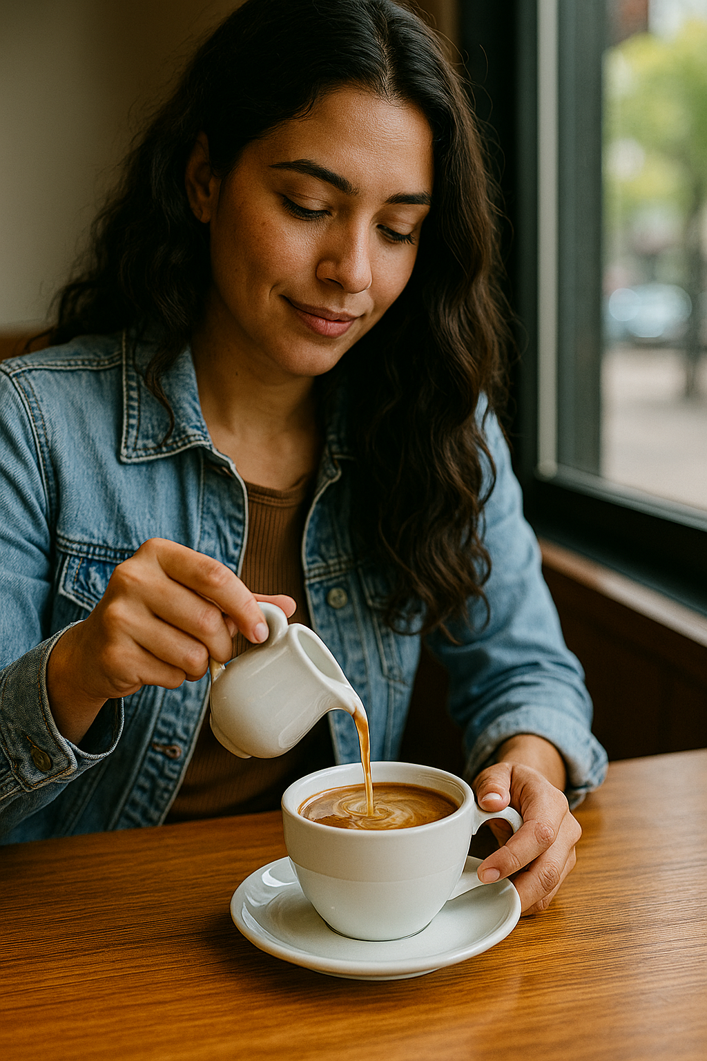 THE LIEUTENANT'S CUP (Special dark roasted flavored coffee with steamed milk)
