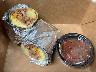 Breakfast Brisket Taco