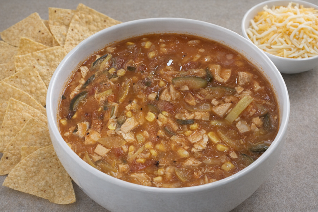 Chicken Tortilla Soup with Roasted Chicken & Veggies