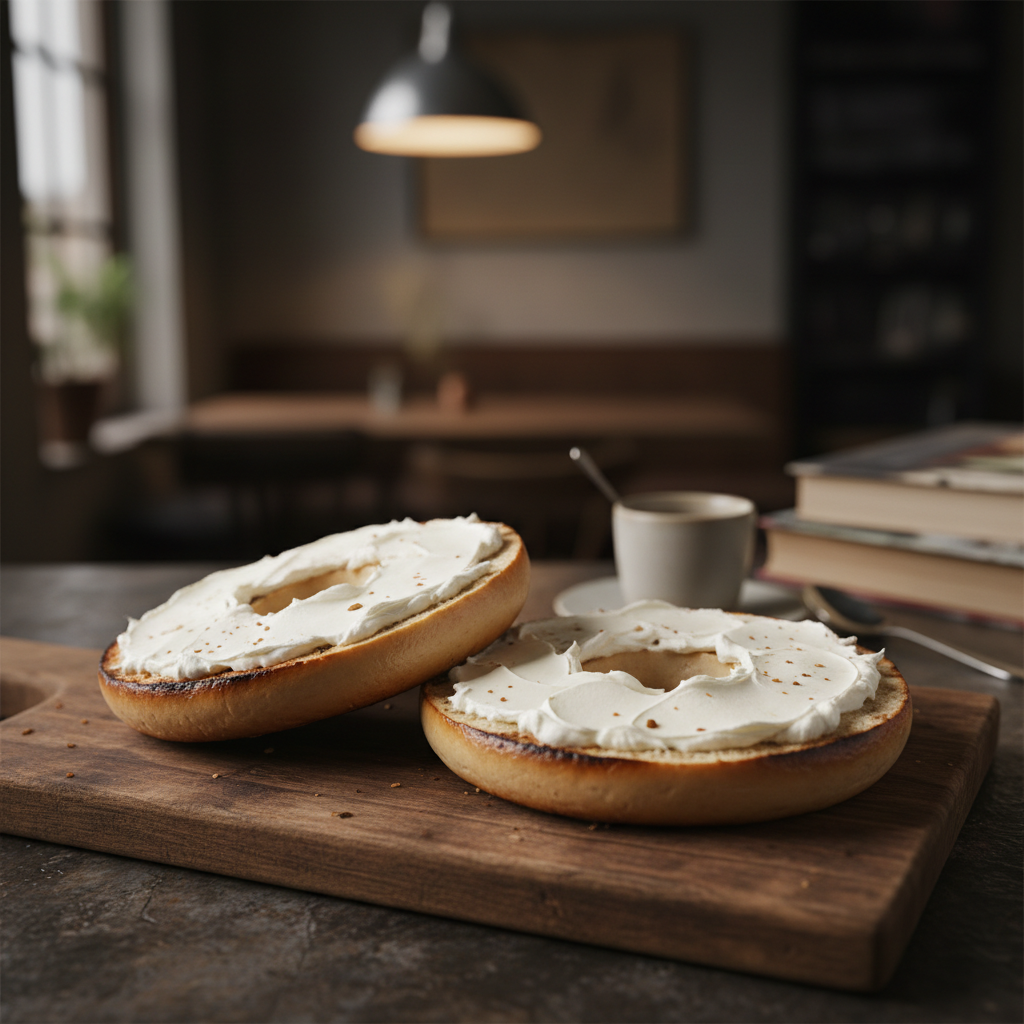 Bagel (Toasted) with Cream Cheese