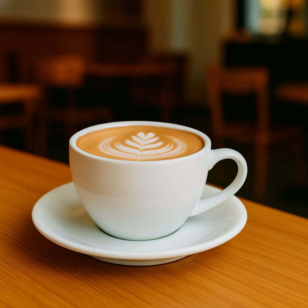 THE DECAF DRILL (Skim milk latte with decaf espresso)